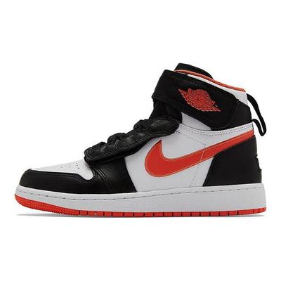 Air 1 High FlyEase GS Turf Orange Παιδικά Αθλητικά Παπούτσια Μαύρο Λευκό CT4897-008