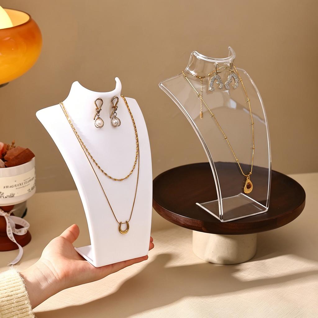 1 portrait jewelry display stand vertical necklace earring storage stand, jewelry store home display stand perfect holiday gift