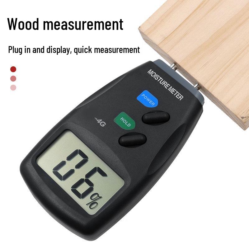 Pin-Type Wood Moisture and Humidity Meter