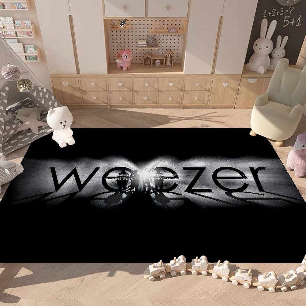 Rock Band W-Weezer Kitchen Mat Cheaper Anti-slip Modern Living Room Balcony Printed Modern Home Decor