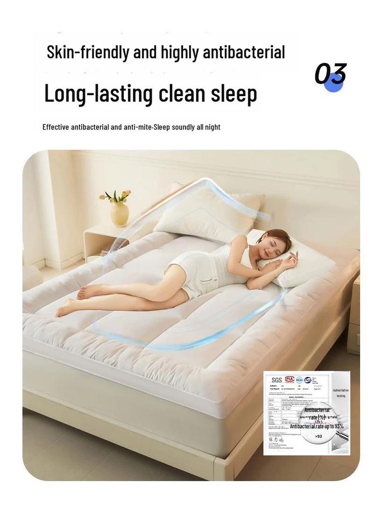 Dicke Tatami-Matratzenauflage für Schlafzimmer: Faltbares Einzelbett 90x190, Ideal für Studentenwohnheime & Mietwohnungen