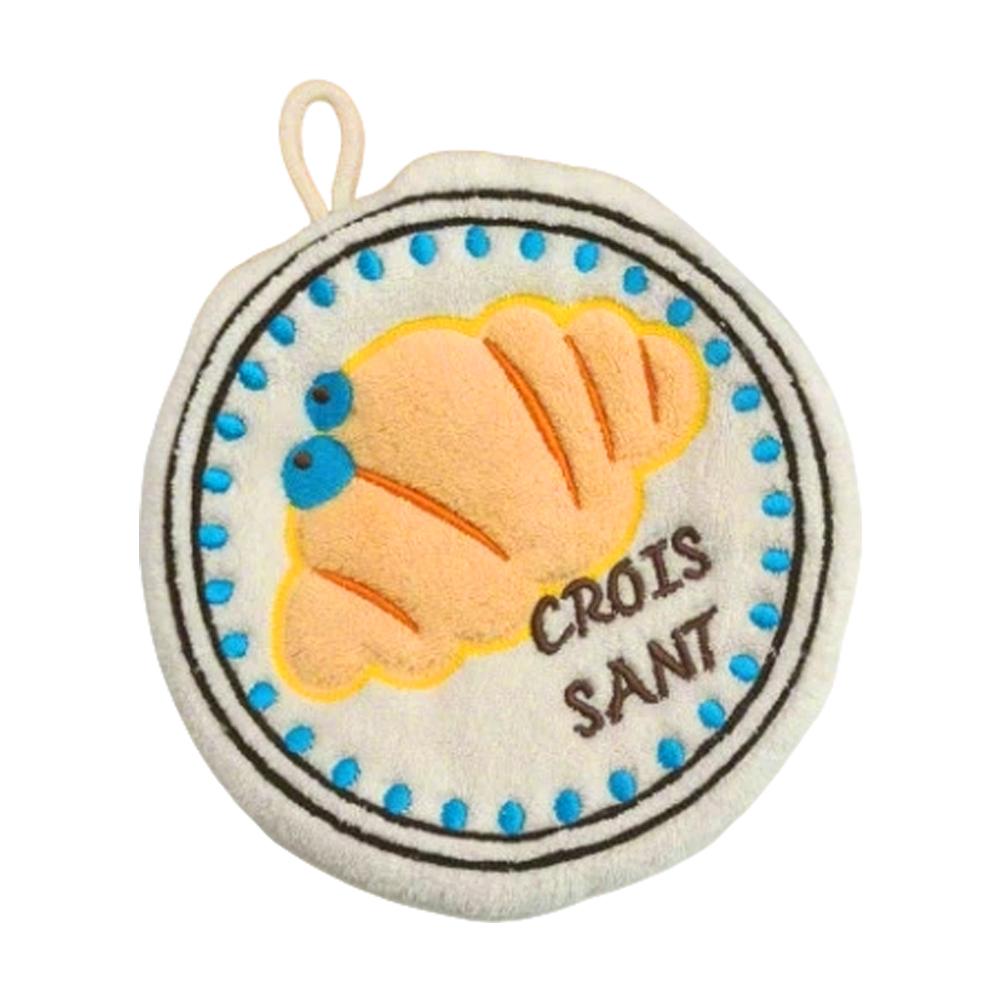 Kitchen Towel Absorbent Design Bathroom Hand Towel Wall Hanging Cloth Thickened Handkerchief Cleaning Cloth