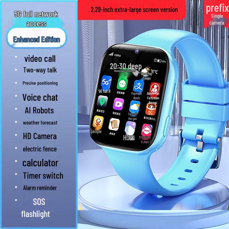 

Детские 5G GPS часы-телефон с видеозвонками и режимом На занятиях