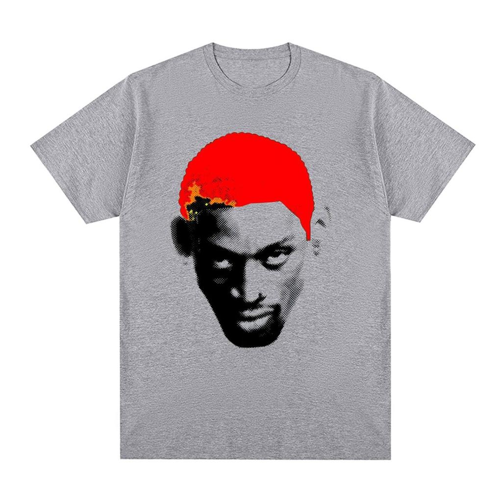 Dennis Rodman Hip-Hop Streetwear 90er Rodzilla Vintage T-Shirt Baumwolle Herren T-Shirt Neues T-Shirt Damen Tops