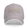 Women Unisex Vintage  Made In  Outdoor Hat Spring  Adjustable Cap Casual Baseball Cap Hip Hop Sunscreen Hats