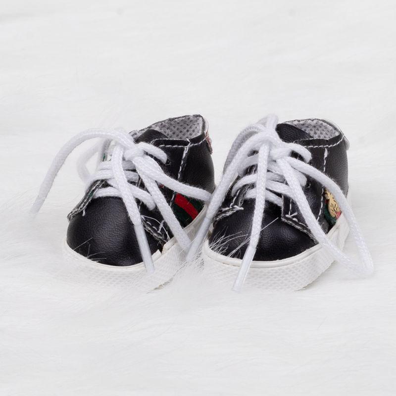 

Белая 17-сантиметровая тряпичная плюшевая кукла в кроссовках 15cm cotton doll (17cm cloth doll) shared чёрный