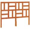 Headboard Wax Brown 160 Cm Solid Pine Wood