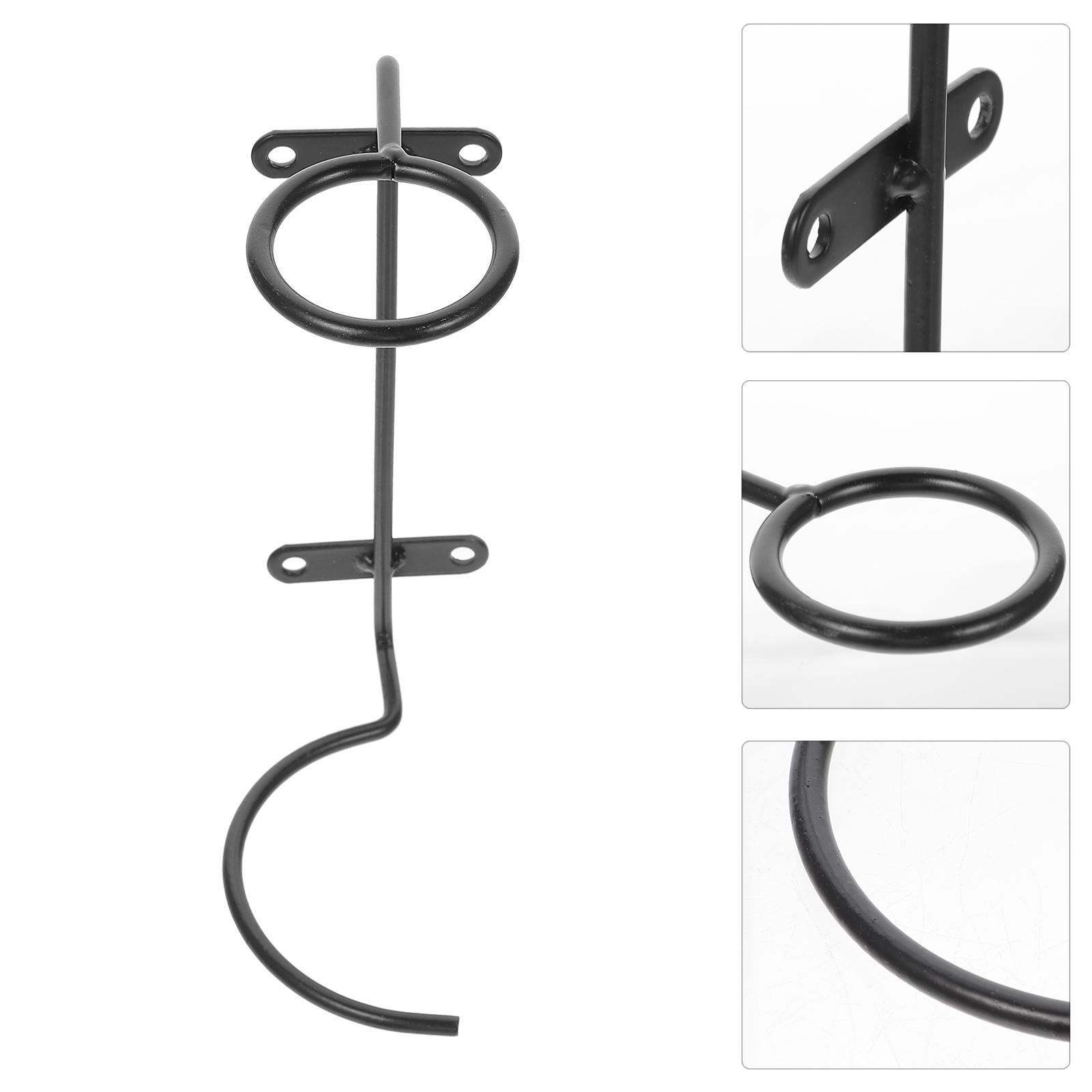 

6 шт. настенный держатель для бутылок красный дисплей подвесные полки железный органайзер детский автомобиль хранение чёрный