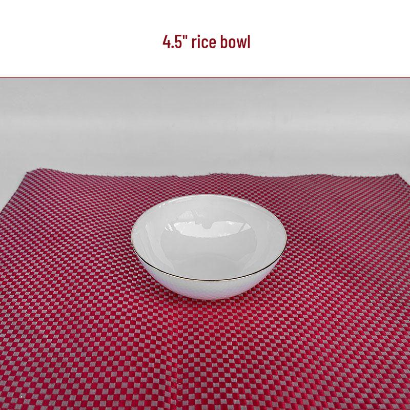 Luxurious Gold Rimmed Bone China Table Setting for Upscale Hotels and Private Clubs