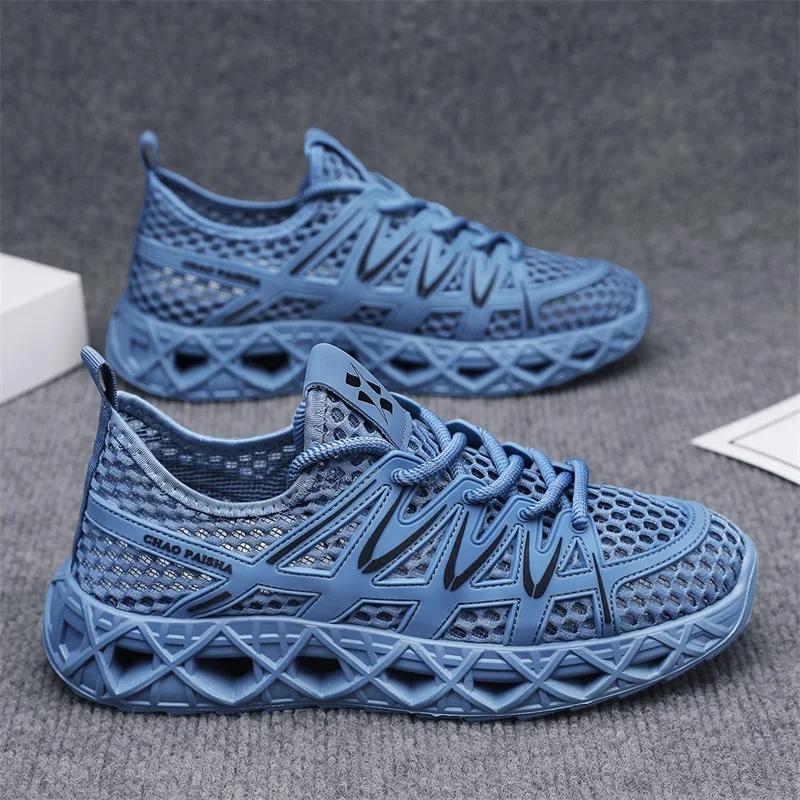 New 2025 Summer Original Mens Sneakers Big Size Athletic Breathable Mesh Casual Sport Shoes Best Selling Water Shoes tenis jeans