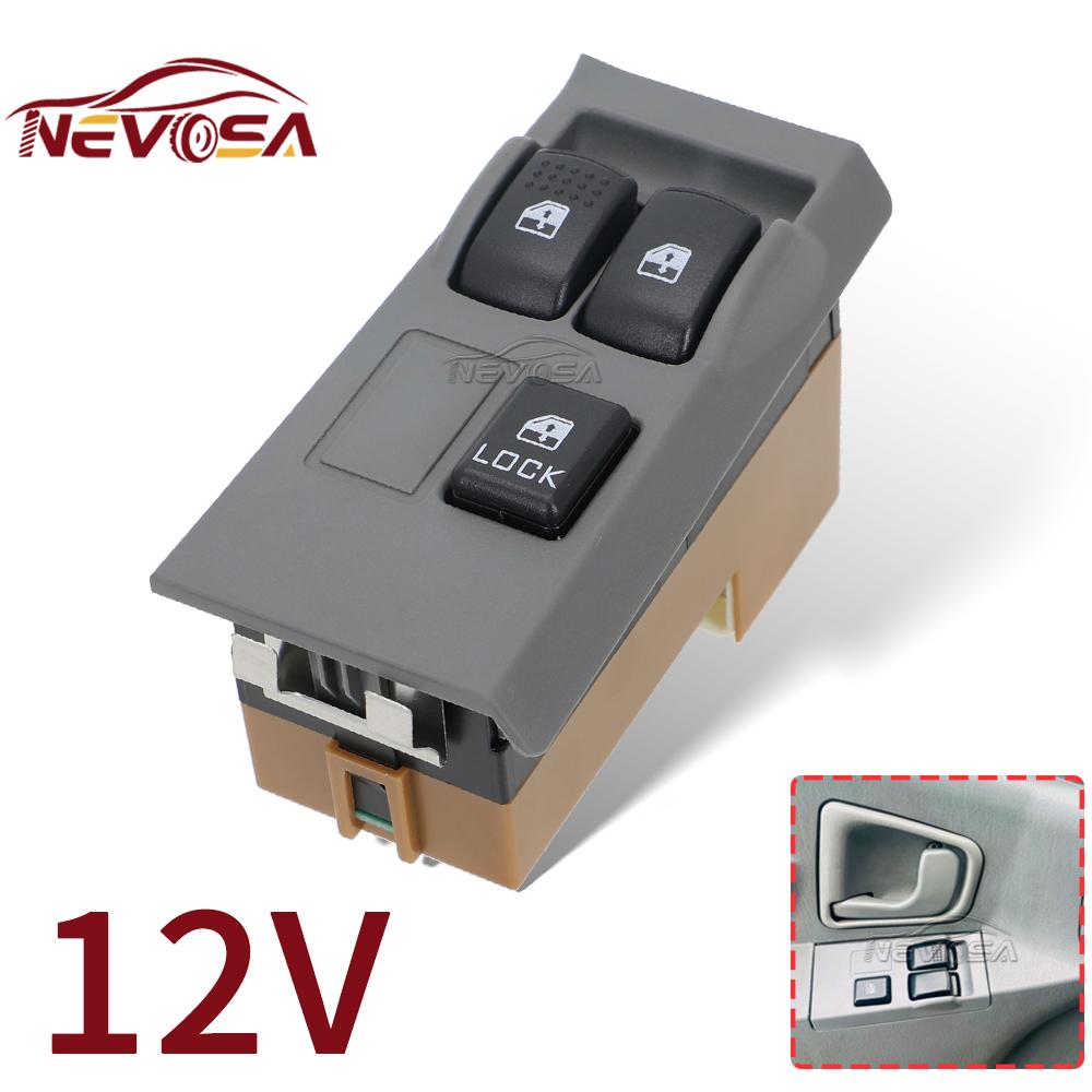 

12V/24V For 1996 Mitsubishi Fuso Canter FB511 5-Speed Truck Auto Master Power Window Switch Control Button Left Hand Driver 12V