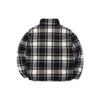 MLB New York Yankees Plaid Padded Lightweight Short Bread Cotton Jacket Winter Unisex Jacket Black 3ADJP0216-50CRS