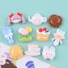 Glossy Handmade Cartoon Girl Resin Charms for Crocs and DIY Jewelry