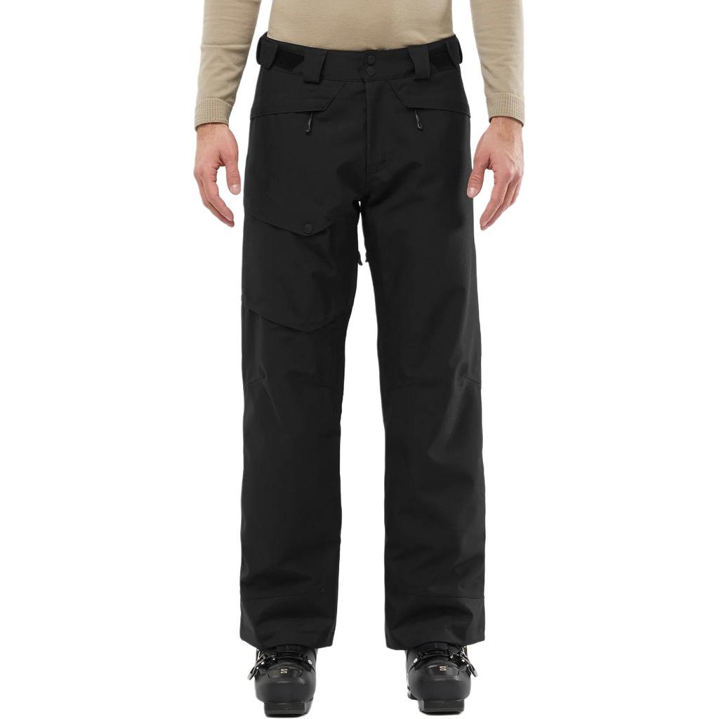 Salomon Untracked Windproof Waterproof Warm Breathable Ski Pants Men pants Deep-Black C18273