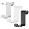 4Pcs Door Back Hooks Rustproof Anti-deform Strong Load-Bearing Coat Towel Organizer Cabinet Hanger Hooks