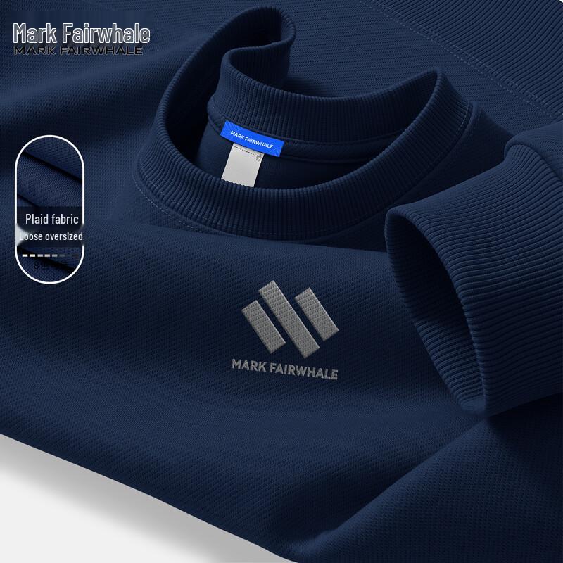 Mark Fairwhale Men's American Casual Crew Neck Sweatshirt
