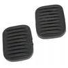 2 Black Clutch & Brake Pedal Rubber Pad Cover Sleeve For Willys Ford Jeeps