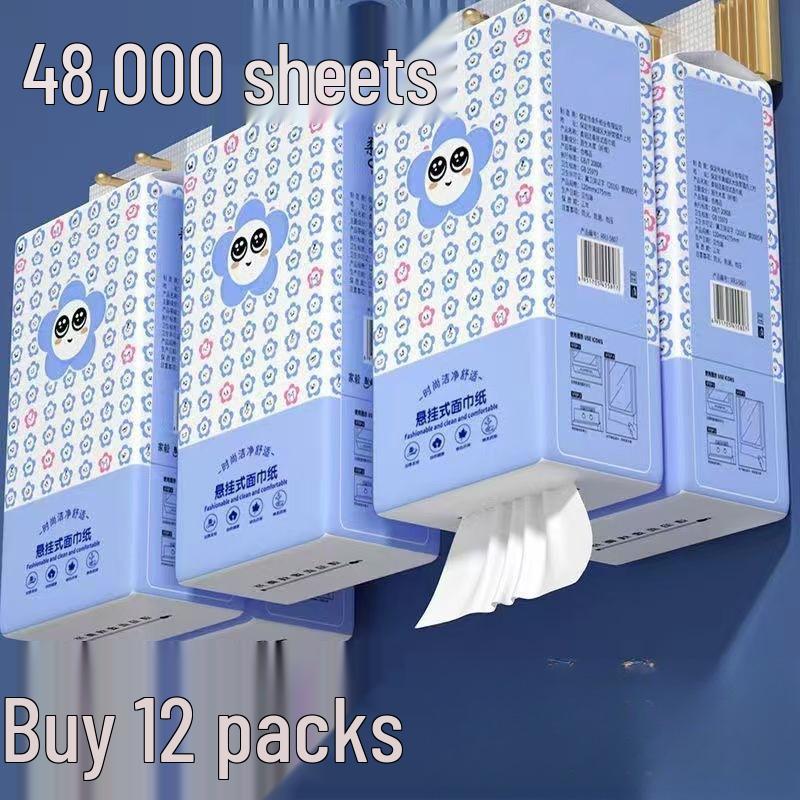 Hanging Tissue Dispenser for Home, Facial, Dorm, and Toilet Paper Use