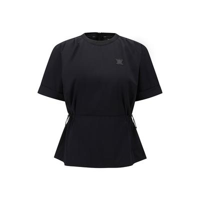 ANEW GOLF Women Layered Anorak T-Shirt_Bk