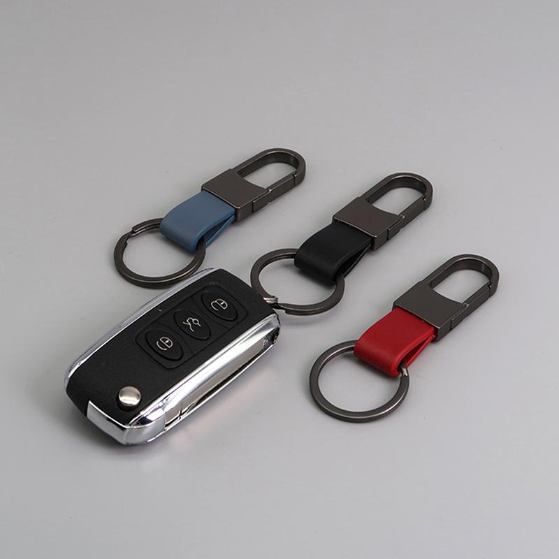 Legierung Leder Schlüsselanhänger Multifunktional Langlebig Leder Hüftanhänger Schlüsselanhänger Karabinerhalter Anti-Verlust