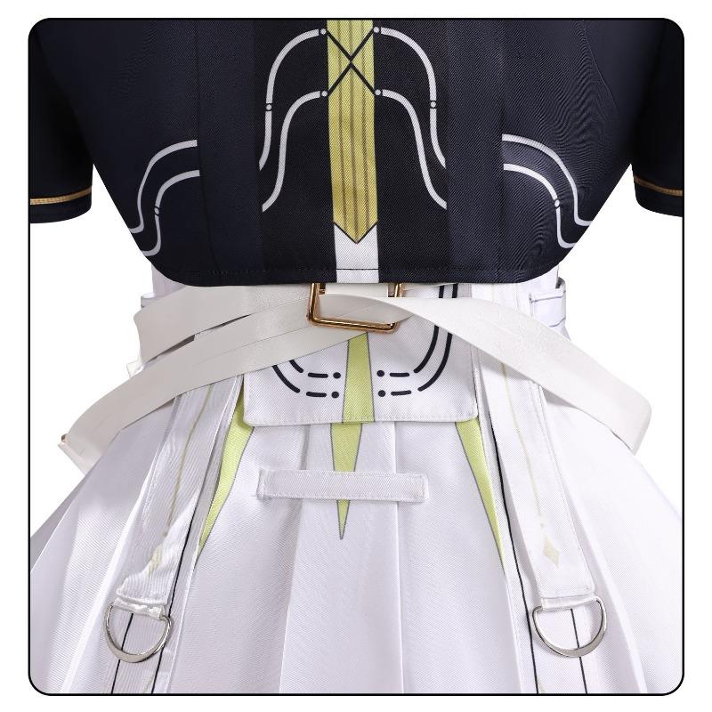 Costum Cosplay Școlar Wanderer din Wuthering Waves, Costum Femei Anime Spark Eternal Bright
