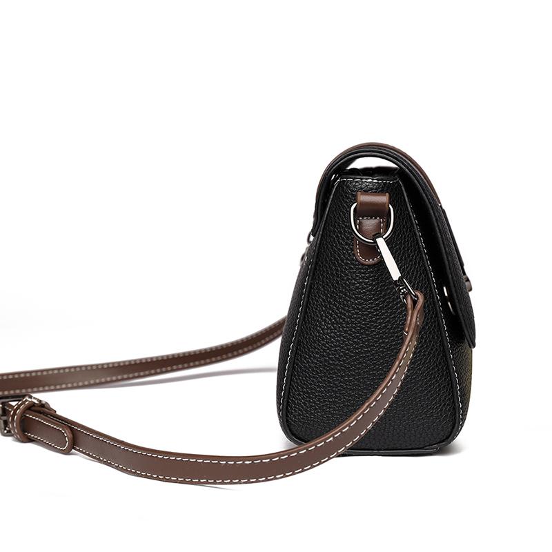 Malá crossbody kabelka vak Hlavní 100% pravá kůže Dámská taška přes rameno Jednobarevná Clutch Dámské tašky pro rok 2023