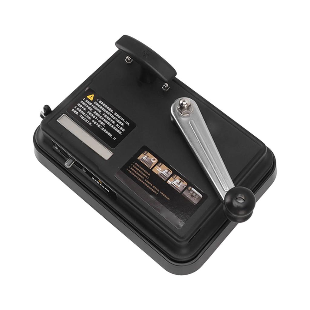 Manual  Rolling Machine Straight Push Stainless Steel S Roller Maker Black