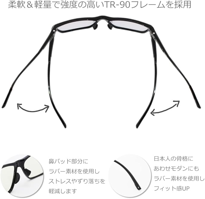 EIGHT TOKYO Polarized Blue Light Made in for UV Lenses in Sunglasses, Anti-Fog, Blocking, Japan, Wellington/Boston Style, Lightweight, Driving, Biker,