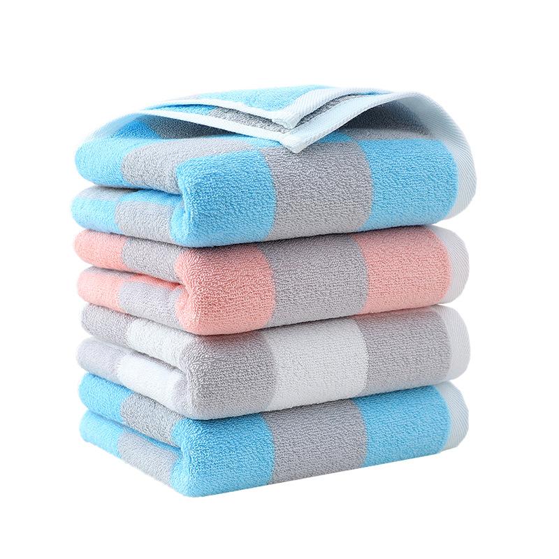 Towel Classic Grid 100% Xinjiang High Quality Cotton Fashion Couple Face Towel Gifts