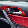 For Honda Civic Si 2001 2002 2003 2004 2005 Accessories Carbon Fiber Car Interior Door Handle Panel Trim Sticker