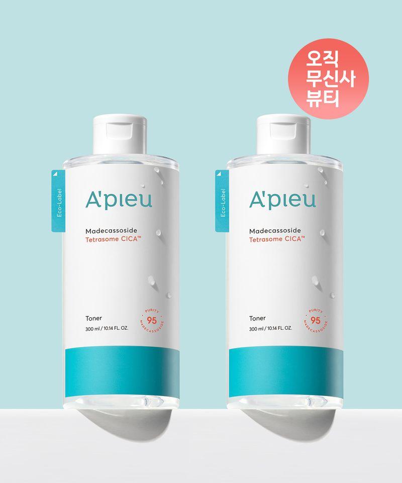 [2 Items] Madecassoside Tetrasome Cica Toner 300ml