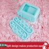 Silicone Christmas Sleigh Mold: Food-Grade Chocolate Shells for Fun Festive Cake and Mousse Decorations