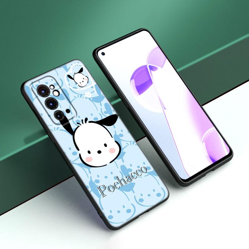 

Мультяшный милый черный силиконовый чехол для телефона Pochacco для OnePlus 9 10 11 12 ACE 2V Pro 9RT 10T 10R Nord CE 2 3 Lite N10 N20 N30 5G OnePlus 10T 5G