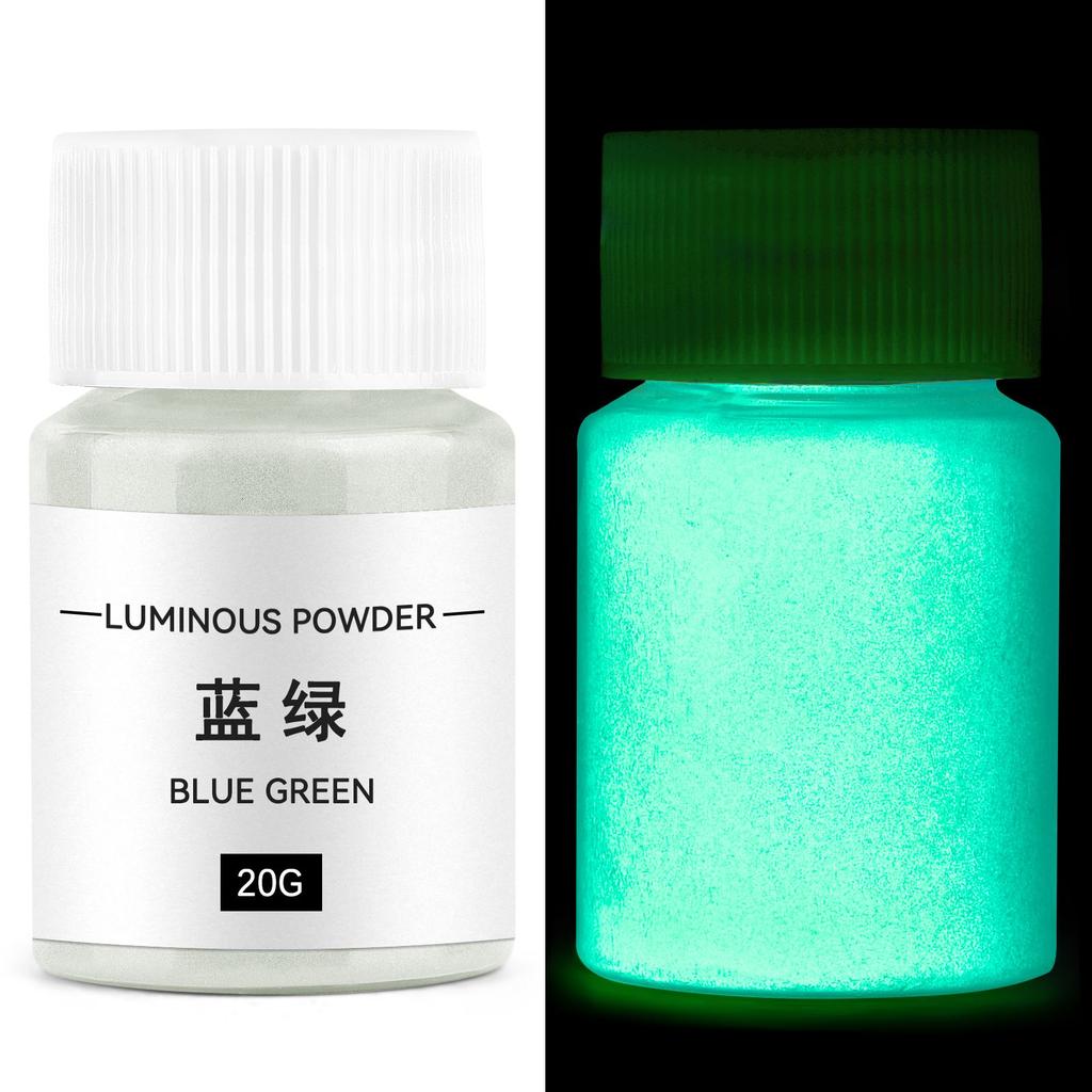 20g Langanhaltende Kerze Leuchtpulver Ungiftige Leuchtende Fluoreszierende Pigmente DIY Glitzerkerze Nagel Farbe Herstellungsmaterial