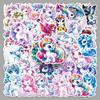 50 Sheets Waterproof Laser Rainbow Unicorn & Animal Stickers for DIY Decoration