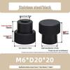 Hongkangming Stainless Steel Knurled Hand-Twist Nut for M3-M12.