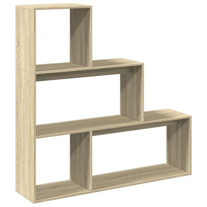 VidaXL Room Divider Shelf 3 Levels Sonoma Oak, Bookcase, Book Support, Display Shelf, Shelf At 857987