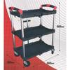 WIZ'A Arcland Sakamoto Lightweight Folding Tool Cart N01070