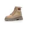 Martin boots women's new winter velvet leather inner heightening tooling boots spring and autumn single boots yellow platform short boots