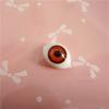 100pcs Doll Eyeball Plastic Scary Eyes Oval Flat Eyeball for DIY Animal Stuffed Toys Sewing Craft Puppet Bear Doll Making 12x16MM Mixed Color