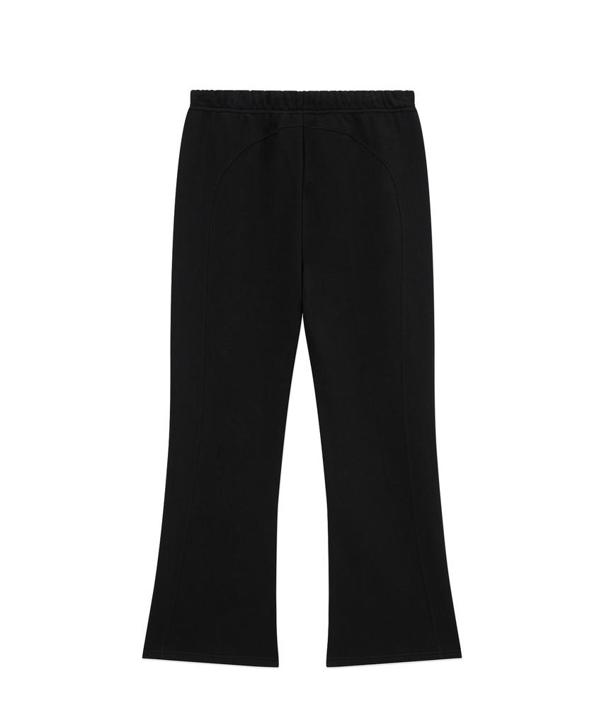 COVERNAT WOMAN Semi Bootcut Sweatpants Black