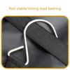 Space Saving Travel Organizers Container Storage Bin for Car Trunk and Home Use with Waterproof Polyester & Mesh Pockets