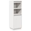 Highboard White 37 x 34 x 110 cm Solid Pine Wood