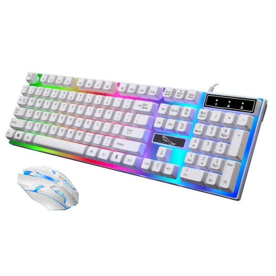 G21 Durable Wired Keyboard Fadeless Portable Plug Play