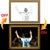 USB Light Painting Football Character Messi Light Moon Lamp Wall Art for Room Decor Home Friends Fan's Birthday Christmas Gifts