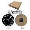 Mathematical Formulas Wooden Round Silent Hanging Wall Clock, Suitable For Living Room,Office,Study Room,Bedroom,Home Decoration