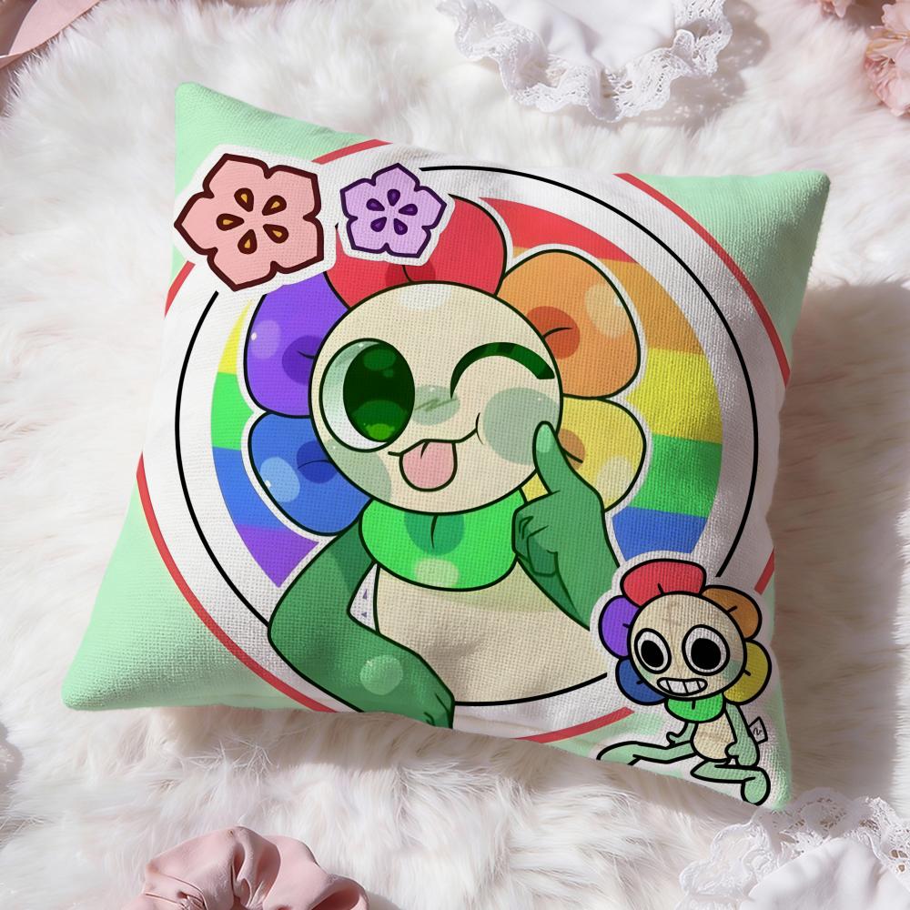 game cute d-Dandys World Cushion Cover Premium Comfort Reversible Pillow Cove -Two in One Design for Any Room & Car Interior