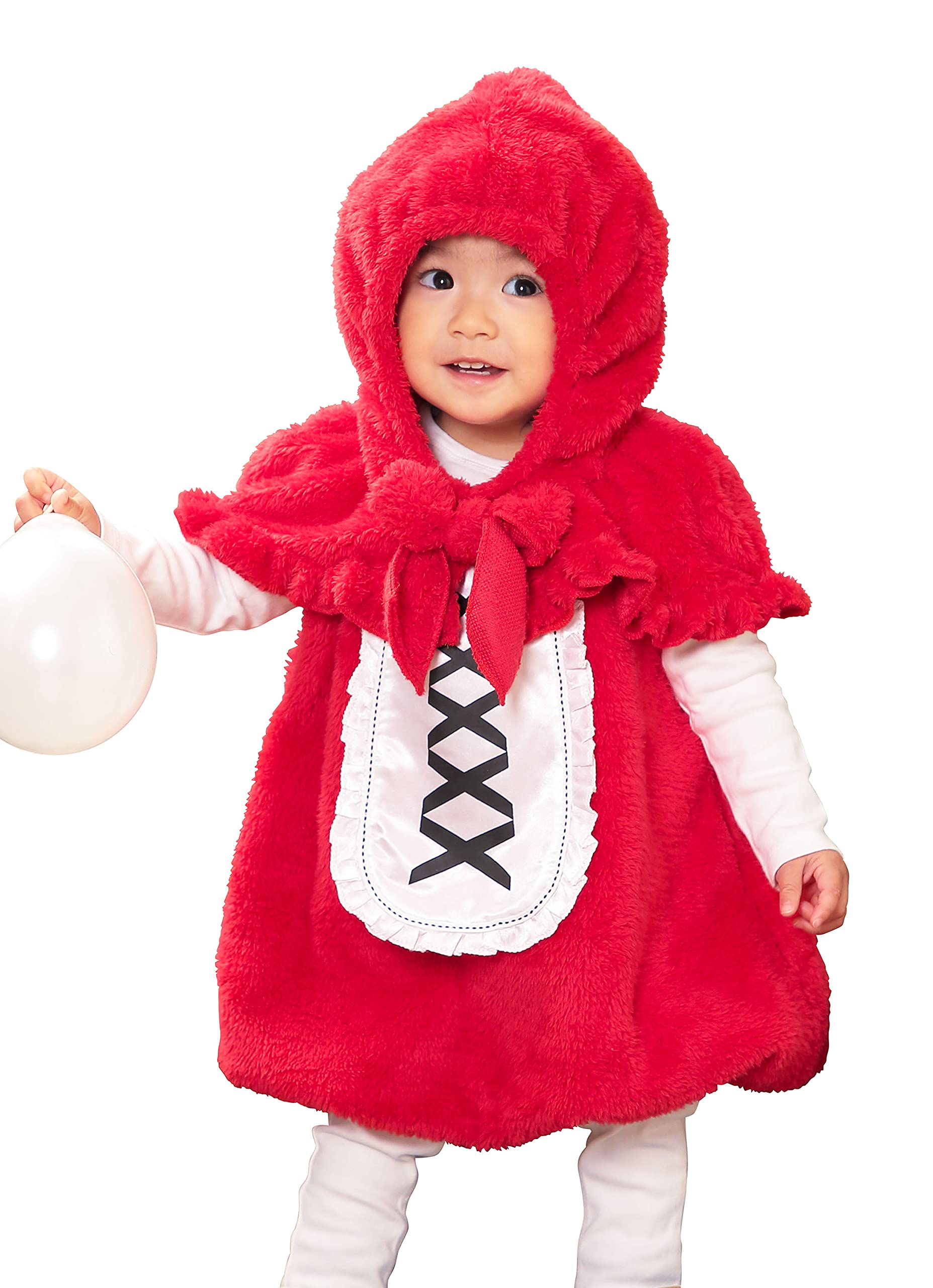 Clear Stone Marshmallow Baby Cosplay Halloween Little Red Riding Hood Baby 80cm Red Costume