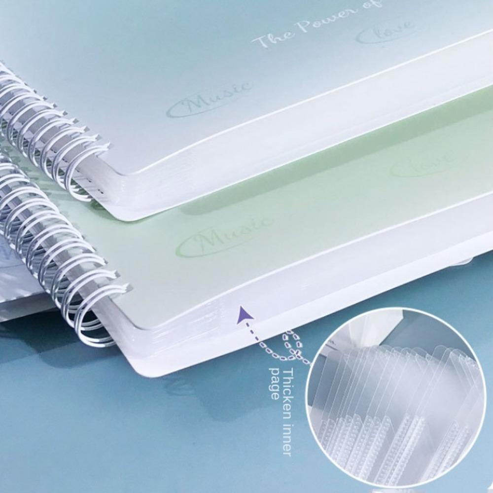 Flexible Multi-layer Music Score Folder 20 Pages Piano Music Score Folder  Note Folder