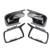Bright Black Side Mirror Caps for BMW X3 X 3 E83 2003-2010 High Quality Replacement Style Carbon Fiber Mirror Cover with Tool